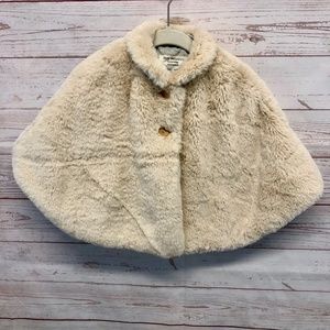 Zara Faux Fur Cape Coat